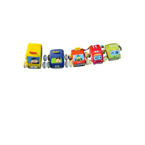 Melissa & Doug Ks Kid Pullback Vehicle Soft Cloth Plush T Lot of 5 - Picture 6 of 6